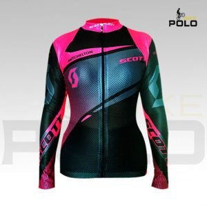 Maillot Scott gris fucsia mujer 1