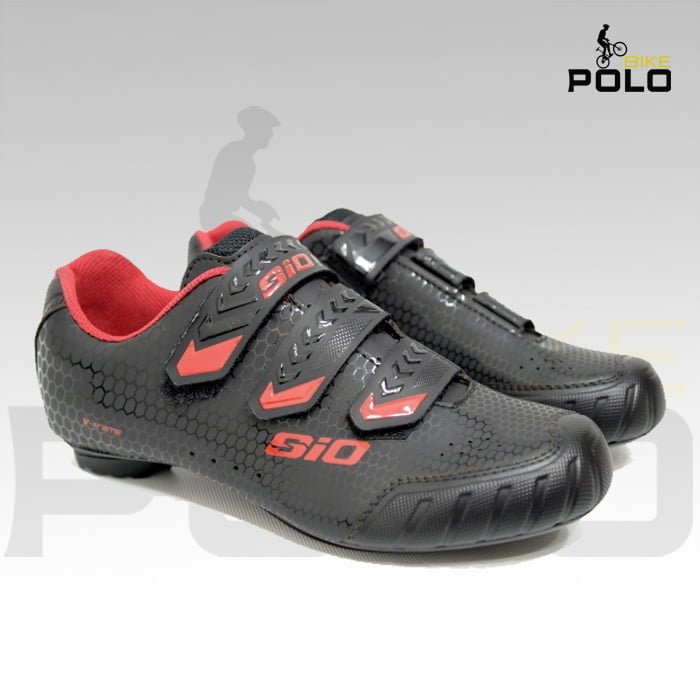 Zapatillas Ciclismo SM RUTA SIO Negro/Blanco