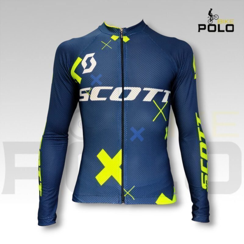 Maillot Tipo Scott Azul verde