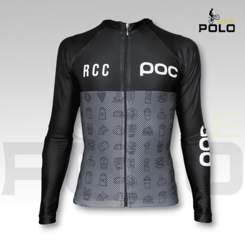 Maillot Tipo POC lunch negro gris
