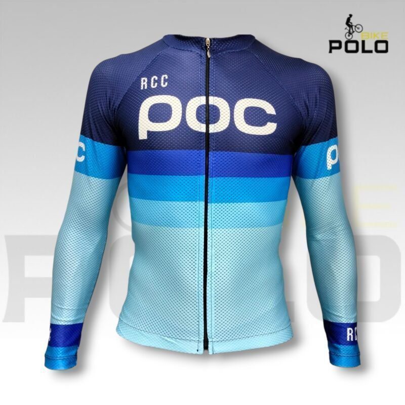 Maillot tipo POC azul claro