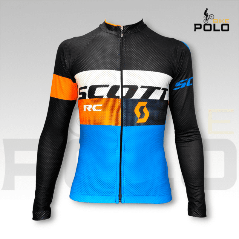 Maillot Tipo Scott Rc Azul naranja