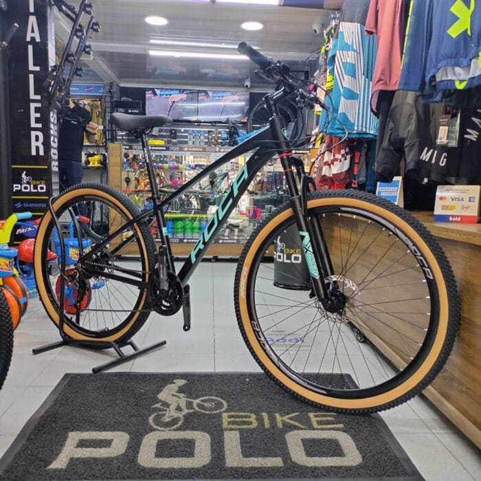 Bicicleta Roca Prado Rin 29 negro verde menta F. hidráulico