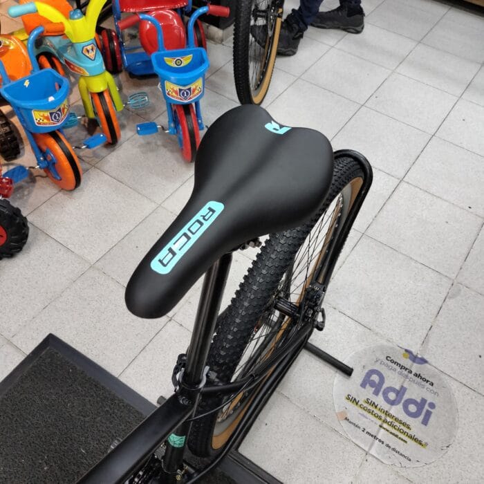 Bicicleta Roca Prado Rin 29 negro verde menta F. hidráulico