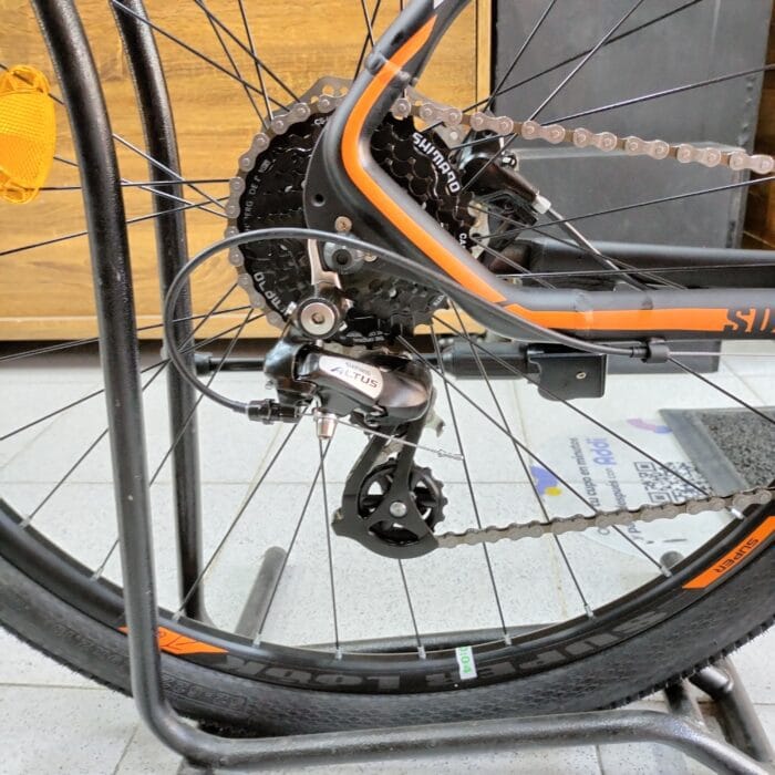 Bicicleta Super Look Lion 29 Negro naranja mate
