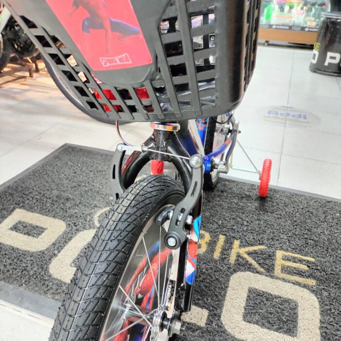 Bicicleta Spiderman Rin 16 Full equipo negro azul