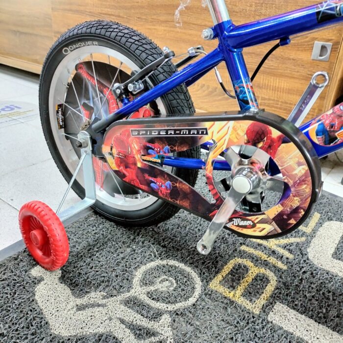 Bicicleta Spiderman Rin 16 Full equipo negro azul