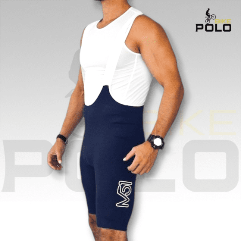 Lycra M51 corta sin costuras azul oscuro
