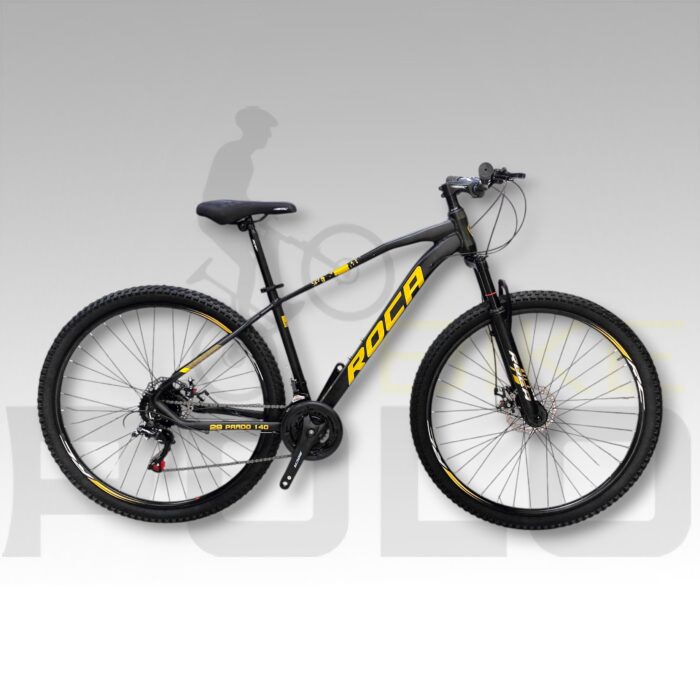 Bicicleta Roca Prado 140 2026 Rin 29 Negro amarillo - Imagen 1