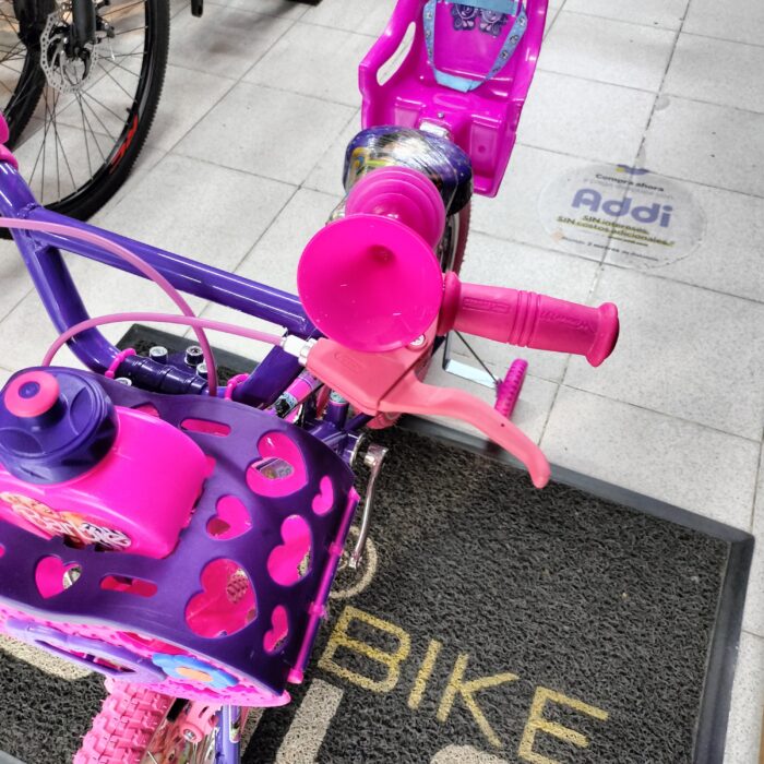 Bicicleta Frozen Rin 16 Full equipo rosado