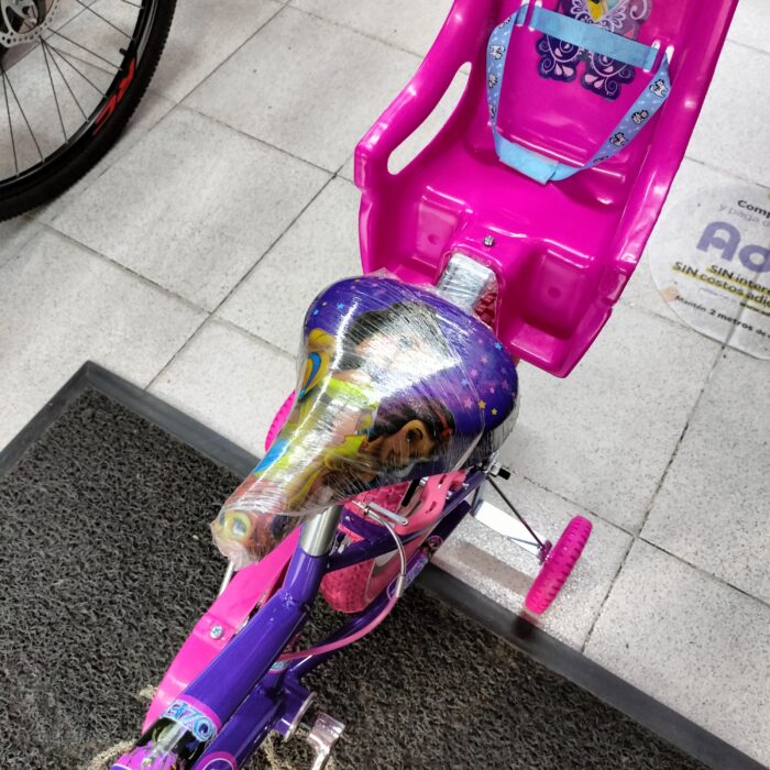 Bicicleta Frozen Rin 16 Full equipo rosado