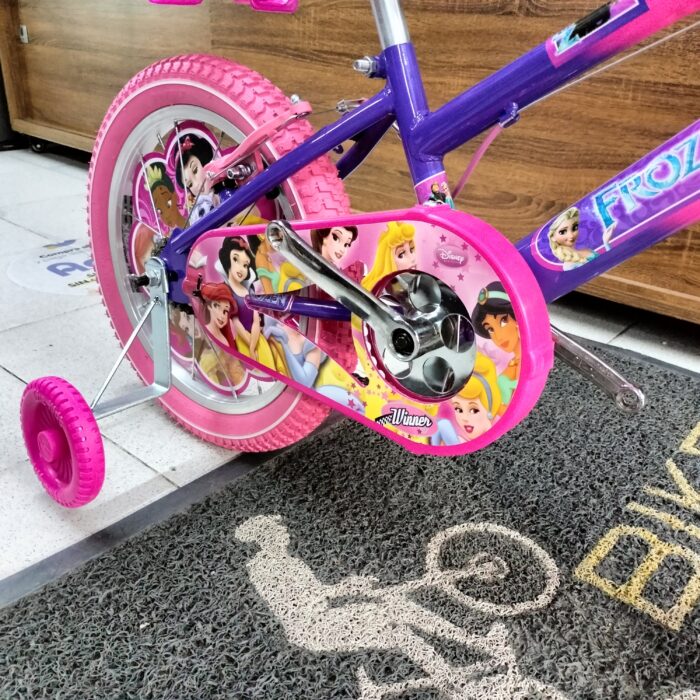 Bicicleta Frozen Rin 16 Full equipo rosado