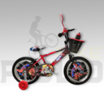 Bicicleta Spiderman Rin 16 Full equipo rojo negro