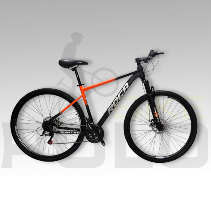 Bicicleta Roca Makalu SX 2025 Rin 29 Negro naranja