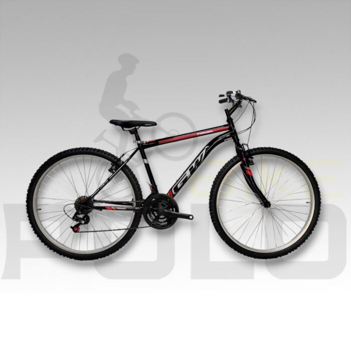 BICICLETA MTB 26 TRAVEL 3X6 GW NEGRO ROJO - Imagen 1
