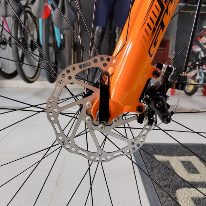 BICICLETA MTB 29P 7VEL TITAN ACERO GW NARANJA-VERDE