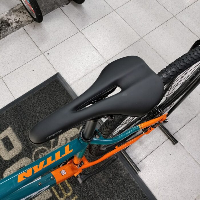 BICICLETA MTB 29P 7VEL TITAN ACERO GW NARANJA-VERDE
