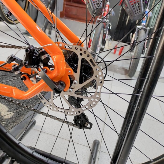 BICICLETA MTB 29P 7VEL TITAN ACERO GW NARANJA-VERDE