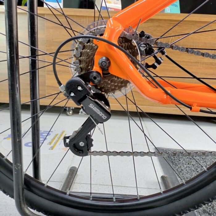 BICICLETA MTB 29P 7VEL TITAN ACERO GW NARANJA-VERDE
