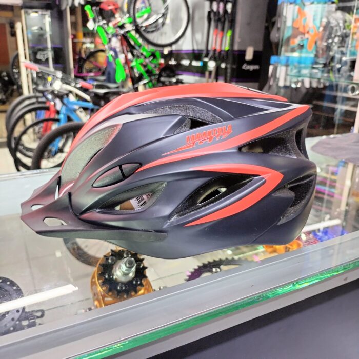 CASCO MTB TARANTULA GW NEGRO MATE/ROJO - Imagen 3
