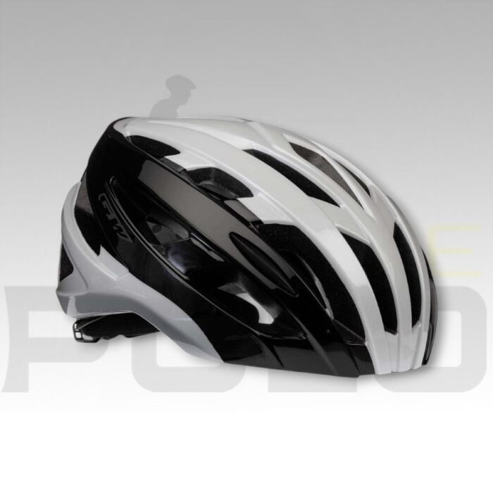 CASCO MTB/RUTA M3 GW NEGRO BRILLANTE BLANCO PERLADO - Imagen 1