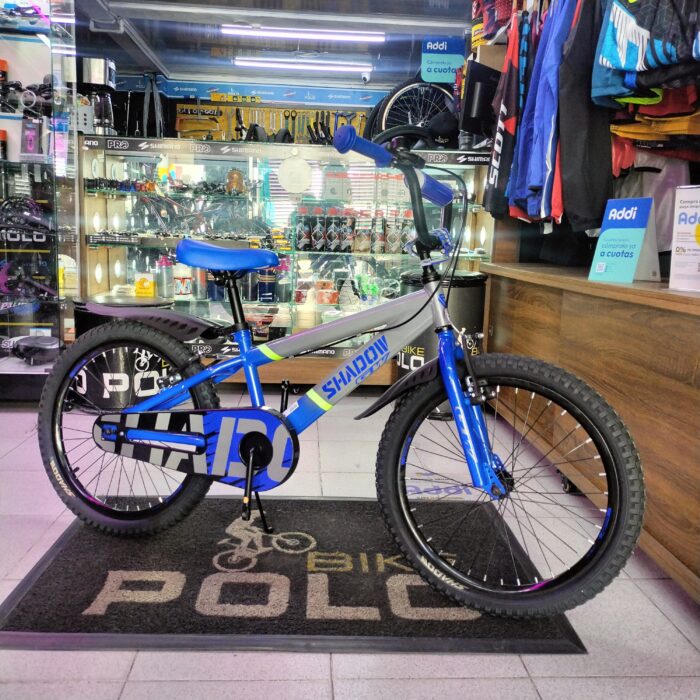BICICLETA INFANTIL NIÑO 20P SHADOW GW GRIS AZUL - Imagen 2