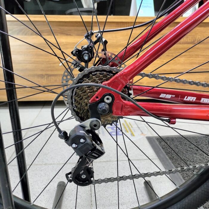 BICICLETA MTB 29 3X7V LYNX ALUMINIO GW ROJO WINE - Imagen 9