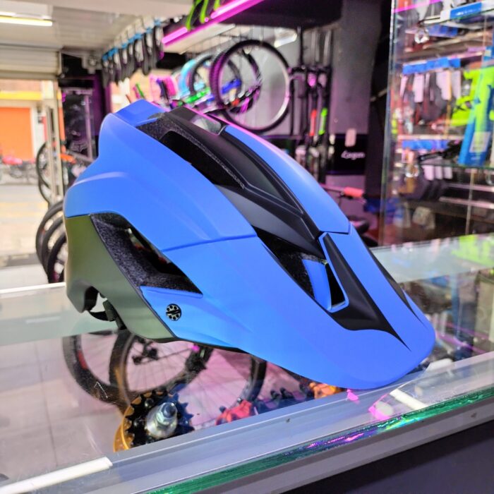 CASCO MTB MAINFRAME NEGRO AZUL - Imagen 2