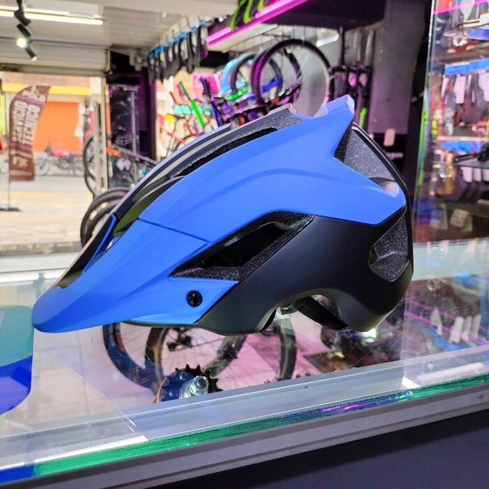 CASCO MTB MAINFRAME NEGRO AZUL - Imagen 3