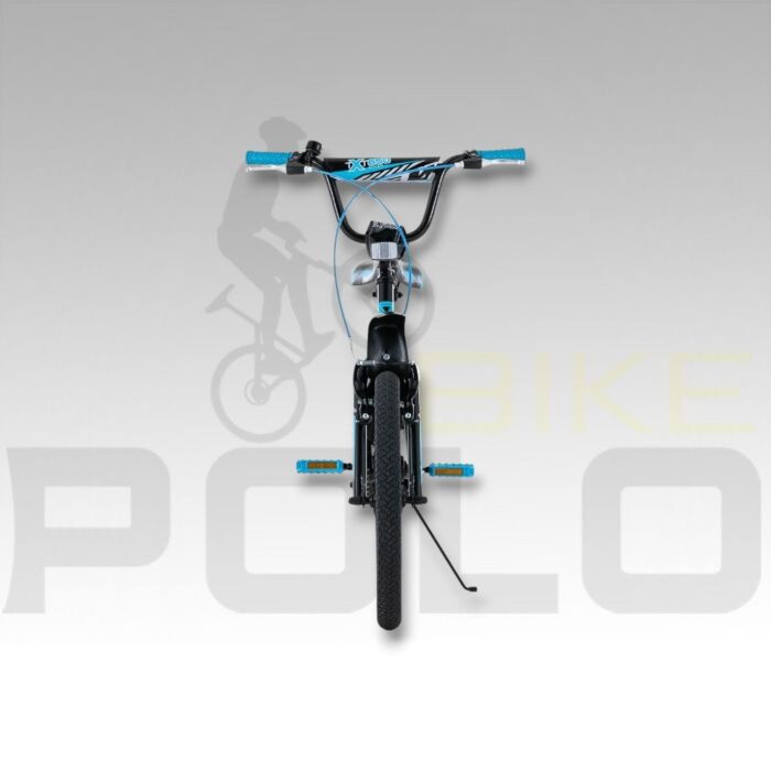 BICICLETA INFANTIL NIÑO 20P MOTO TXT650 GW NEGRO BR-AZUL CERÚLEO - Imagen 4