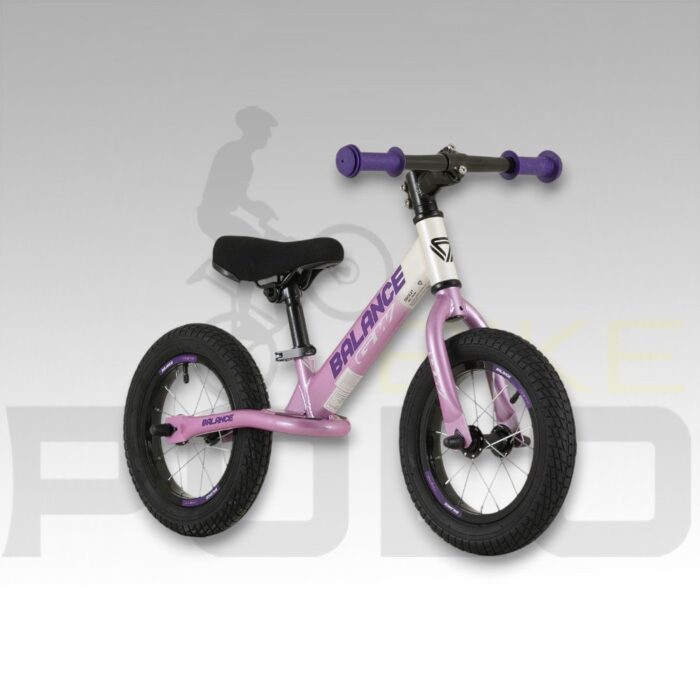 BICICLETA PUSHBIKE NIÑO/NIÑA 12P BALANCE ACERO GW LILA PERLADO - CREMA PERLADO - Imagen 2