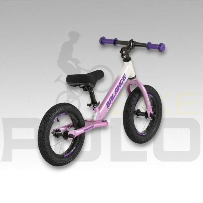 BICICLETA PUSHBIKE NIÑO/NIÑA 12P BALANCE ACERO GW LILA PERLADO - CREMA PERLADO - Imagen 3