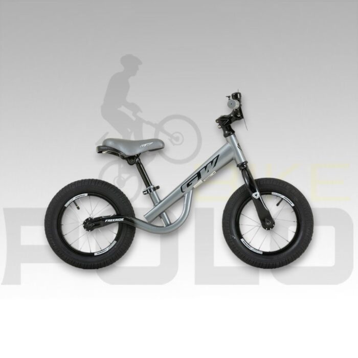 BICICLETA PUSHBIKE NIÑO 12P FREERIDE ACERO GW GRIS METALICO - NEGRO - Imagen 1