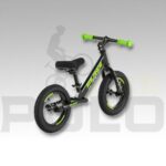 BICICLETA PUSHBIKE NIÑO/NIÑA 12P BALANCE ACERO GW NEGRO - VERDE MANZANA - Imagen 3
