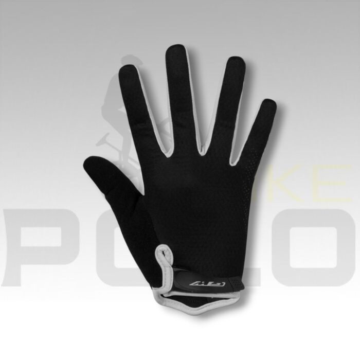 GUANTES LARGOS SHELL GW NEGRO BLANCO - Imagen 2