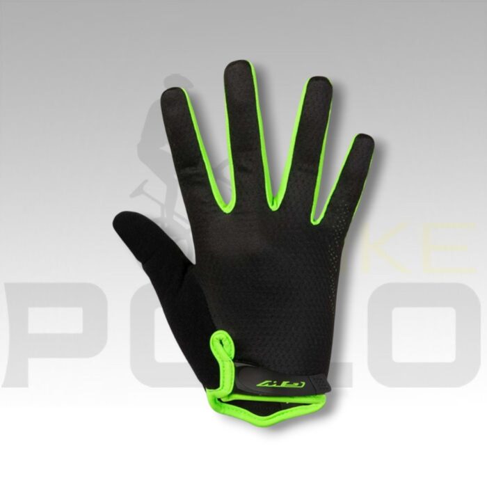 GUANTES LARGOS SHELL GW NEGRO AMARILLO NEON - Imagen 2