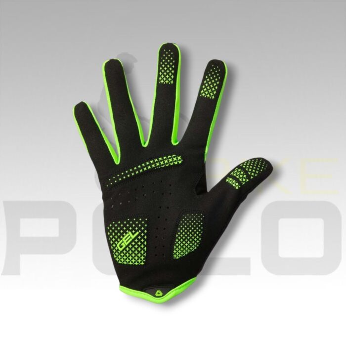 GUANTES LARGOS SHELL GW NEGRO AMARILLO NEON - Imagen 3