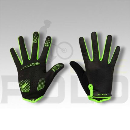 GUANTES LARGOS SHELL GW NEGRO AMARILLO NEON