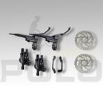 JUEGO DE FRENO DISCO HIDRAULICO HD-M220/M500 ALUMINIO LOGAN