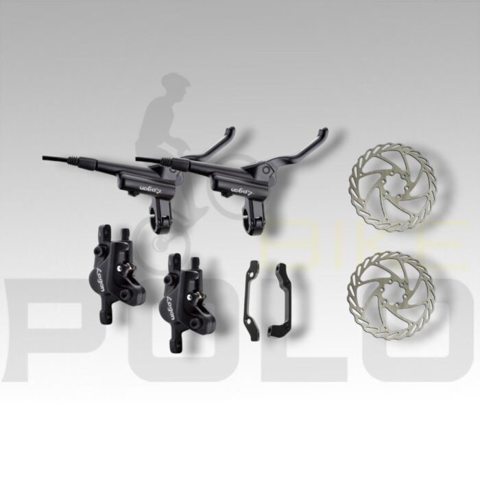 JUEGO DE FRENO DISCO HIDRAULICO HD-M220/M500 ALUMINIO LOGAN - Imagen 1