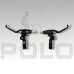 PALANCAS FRENO MTB V-BRAKE 2 DEDOS 325AE ALUMINIO NEGRO LOGAN