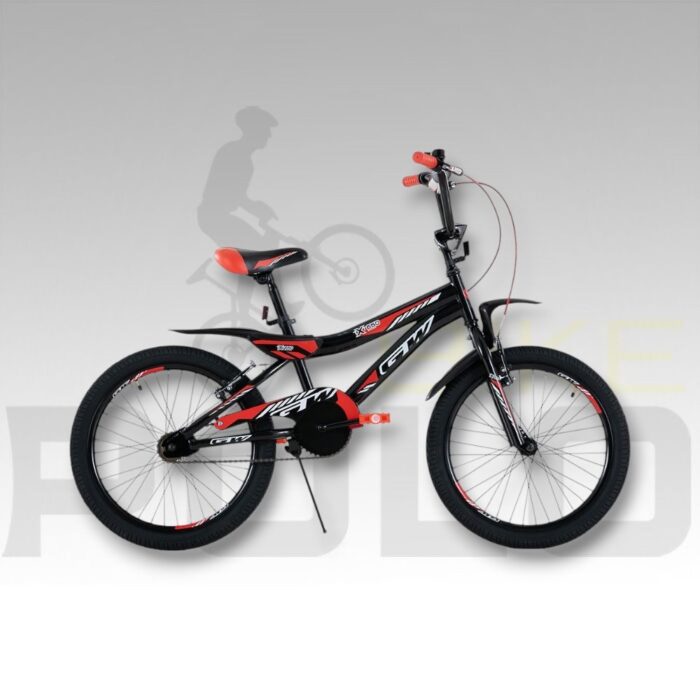BICICLETA INFANTIL NIÑO 20P MOTO TXT650 GW NEGRO BR - ROJO - Imagen 1