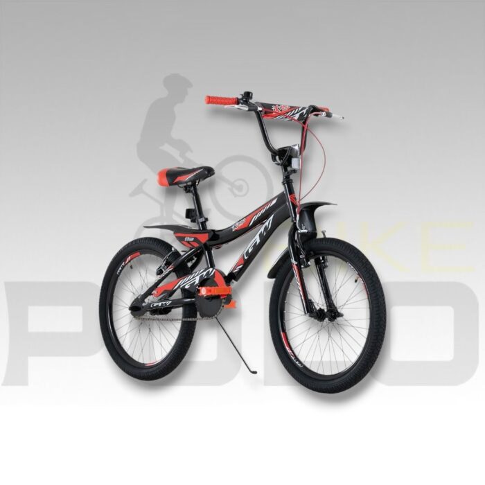 BICICLETA INFANTIL NIÑO 20P MOTO TXT650 GW NEGRO BR - ROJO - Imagen 2