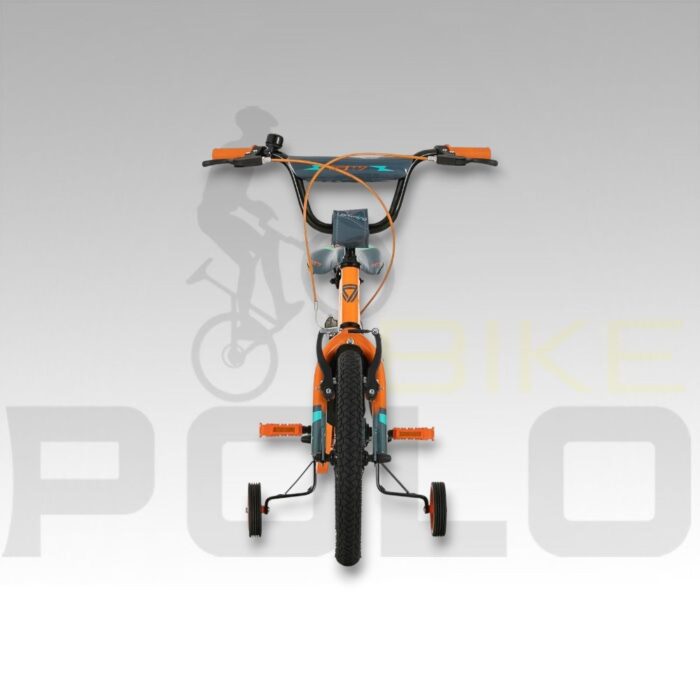 BICICLETA INFANTIL NIÑO 16P LIGHTNING GW NARANJA BR GRIS - Imagen 4
