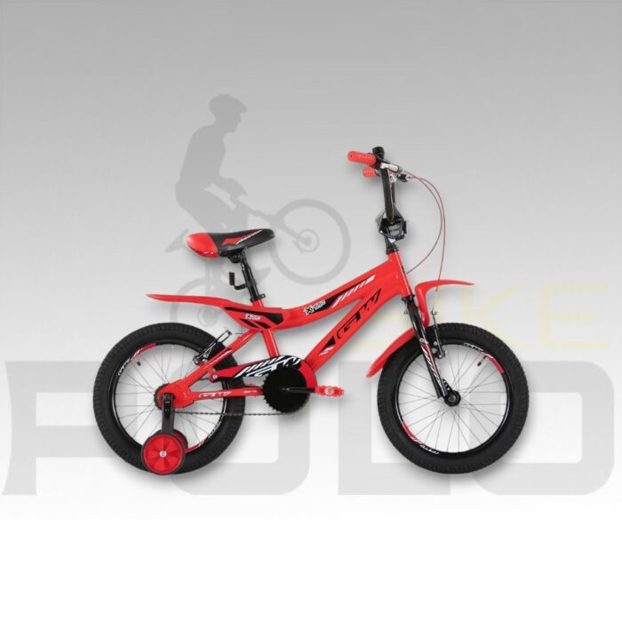 BICICLETA INFANTIL NIÑO 16P MOTO TXT650 GW ROJO BR-NEGRO BR - Imagen 1