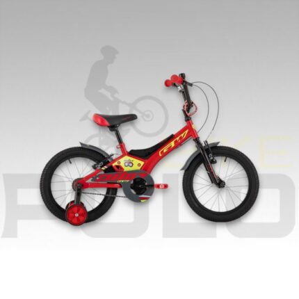 BICICLETA INFANTIL NIÑO 16P PILOT 100 GW ROJO BR - AMARILLO LIMON BR