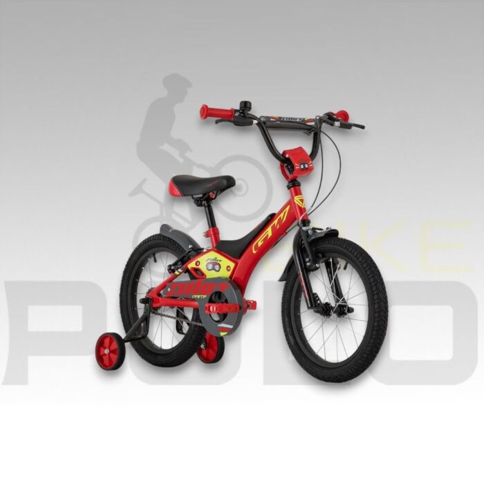 BICICLETA INFANTIL NIÑO 16P PILOT 100 GW ROJO BR - AMARILLO LIMON BR - Imagen 2