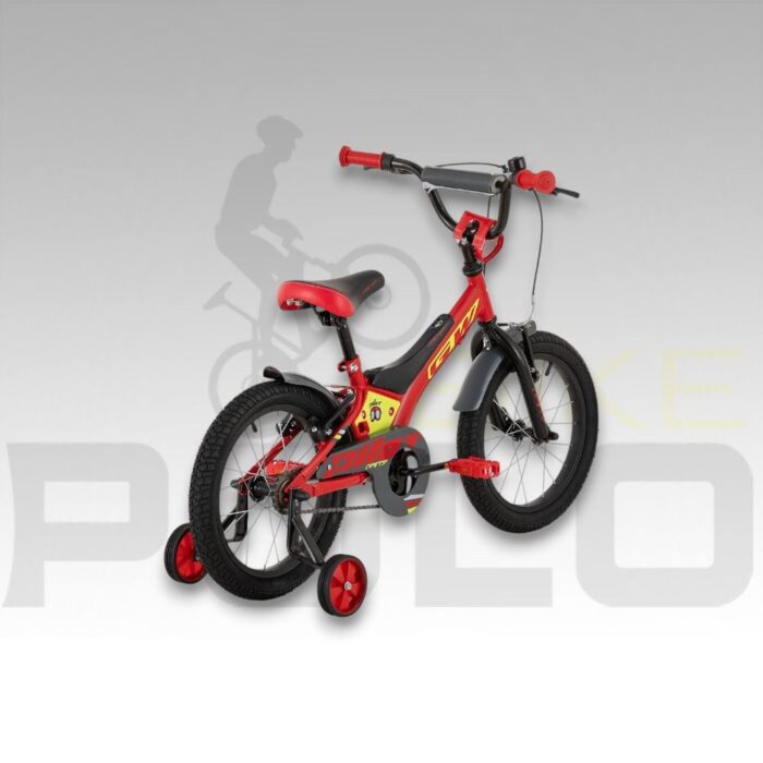 BICICLETA INFANTIL NIÑO 16P PILOT 100 GW ROJO BR - AMARILLO LIMON BR - Imagen 3