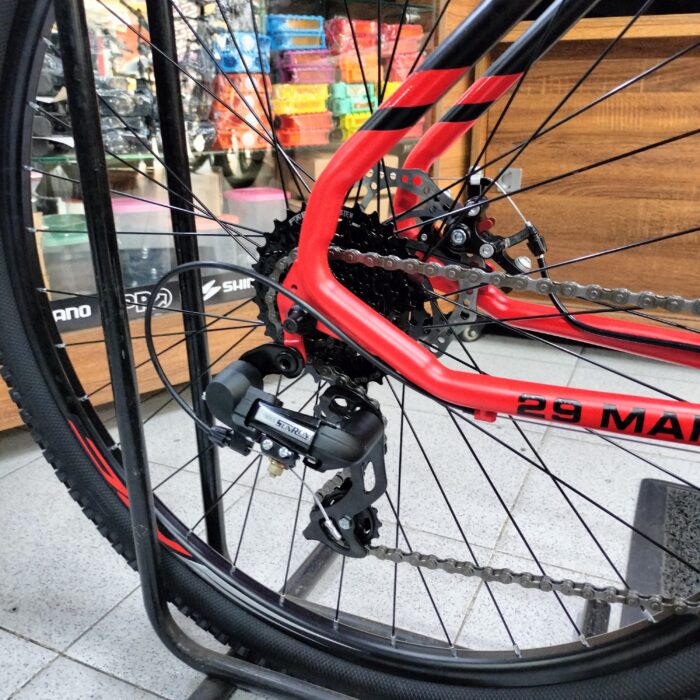 Bicicleta Roca Makalu SX 2026 Rin 29 Rojo negro - Imagen 8