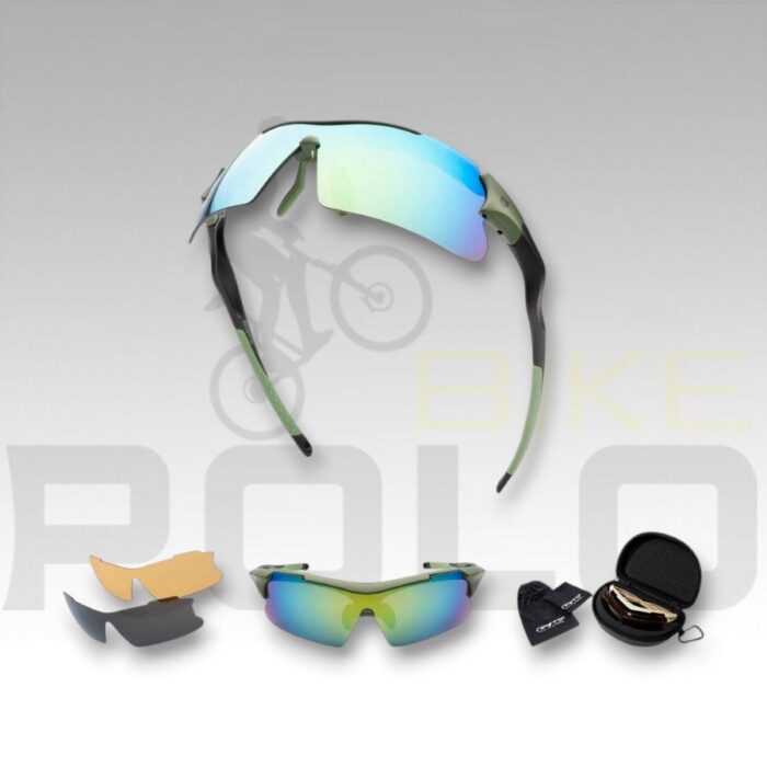 GAFAS DRANGONFLY DESIERTO GW NEGRO VERDE MILITAR - Imagen 5